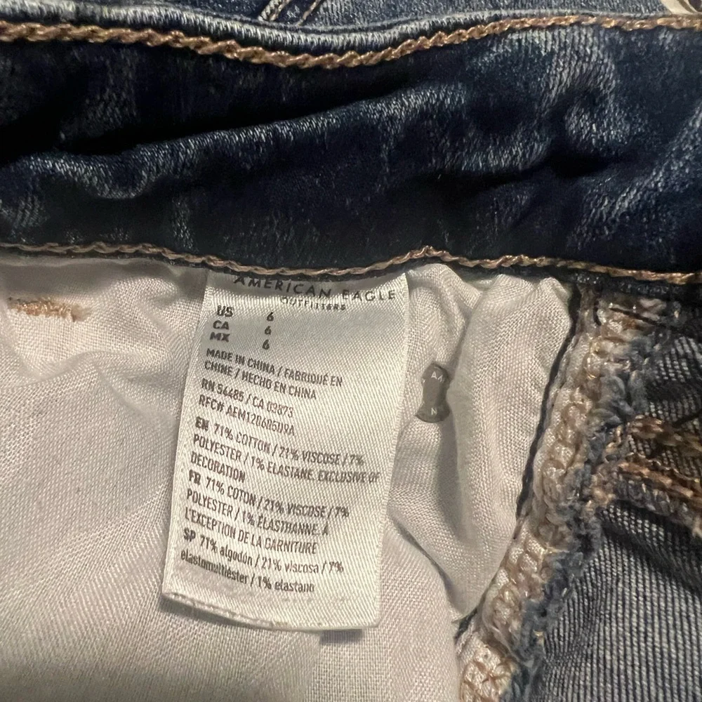 American Eagle Denim Shortie Shorts - Picture 6 of 6
